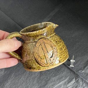 Gosforth Pottery Dick and Barbara Wright Hand Thrown Brown Mini Mug Vintage